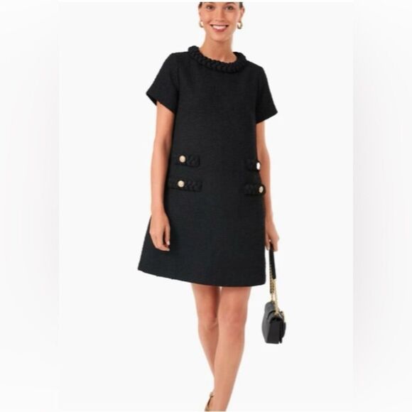 Tuckernuck Black Tweed Jackie Dress Size XL - Picture 2 of 15